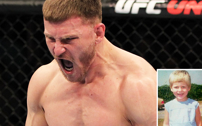 Quem imaginaria que esse sorridente loirinho se tornaria um temido peso pesado?! Veja a versão "king-size" de Stipe Miocic na luta principal do UFC de 29/09.